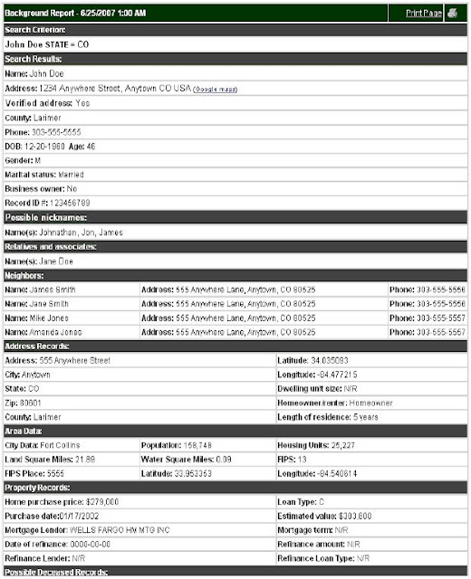 Background Report