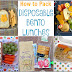 How to Pack Disposable Bento Lunches