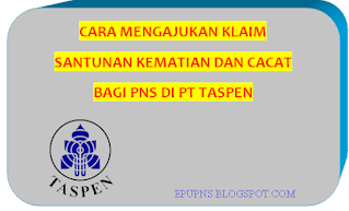 syarat pengajuan santunan kematian dan cacat pns