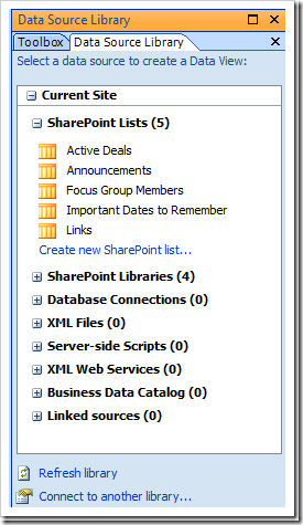 How to display a SharePoint List from another site using the Data View Web Part