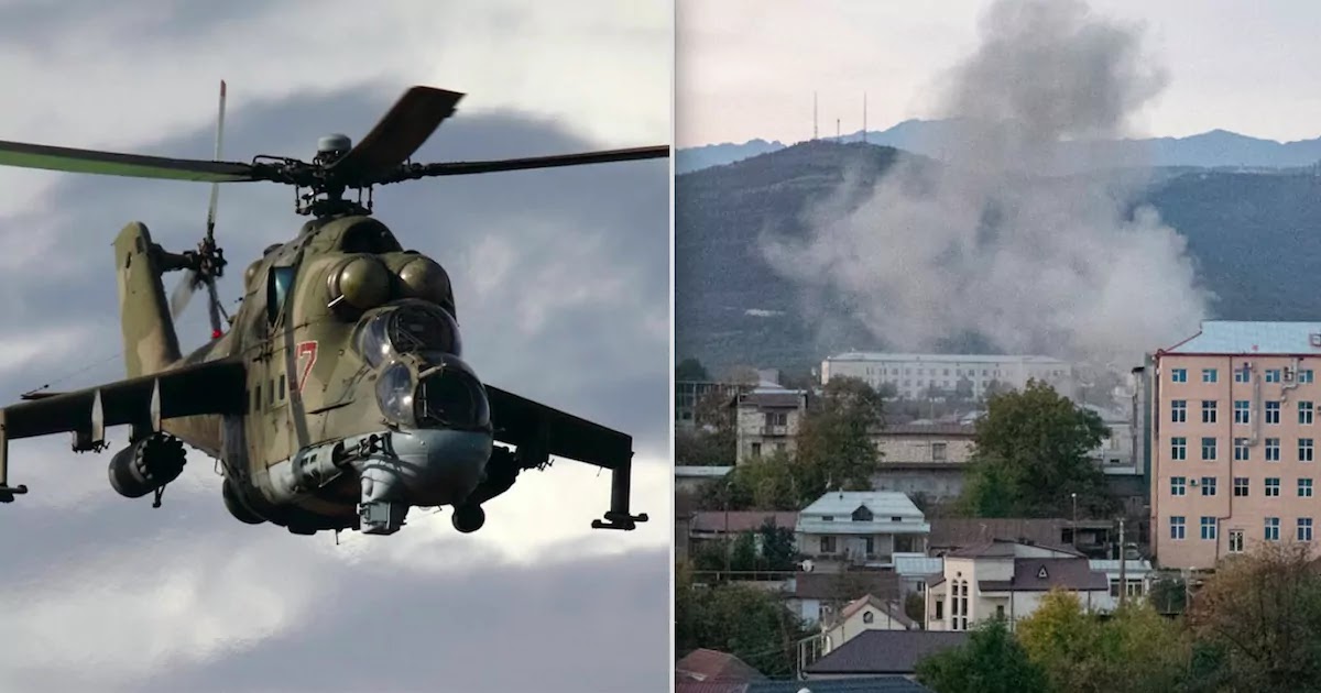 Azerbaijan Shoots Down Russian Helicopter As Fighting Continues To Rage Over The Artsakh Region