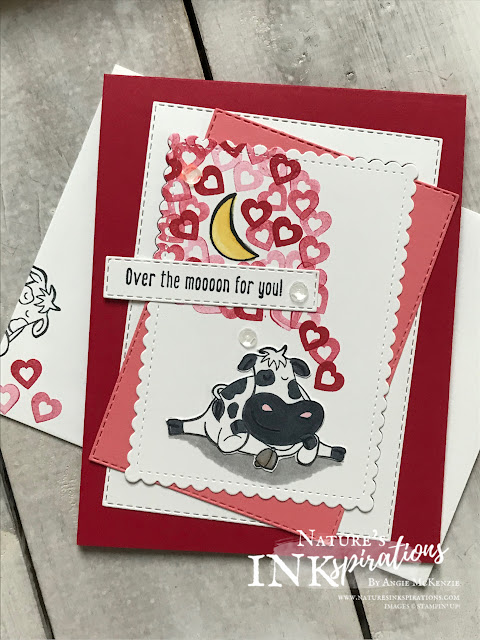 By Angie McKenzie for the Joy of Sets Blog Hop; Click READ or VISIT to go to my blog for details! Featuring the Over the Moon and Heartfelt Stamp Sets; #stampinup #handmadecards #naturesinkspirations #joyofsetsbloghop #occasioncards  #overthemoonstampset #heartfeltstampset #coloringwithblends #fussycutting #cardtechniques #stampinupinks #makingotherssmileonecreationatatime 