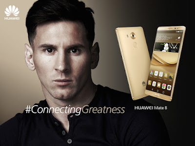 huawei and lionel messi
