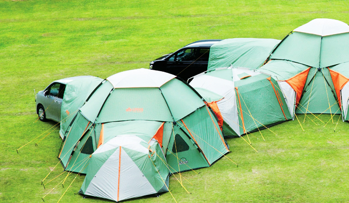 Incredible 16-Person Tent With Dining Area & Car Port Will Change Everything You Know About Camping