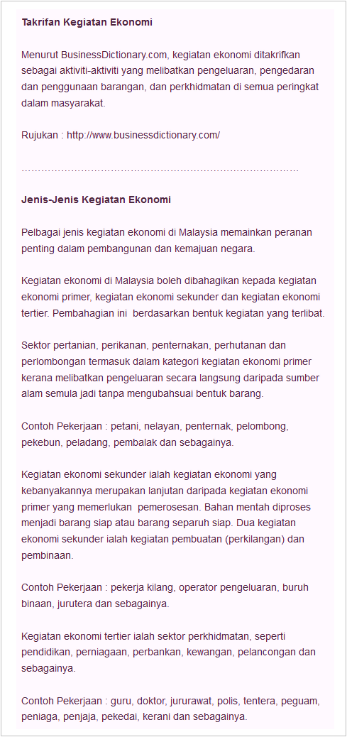 Png 102kB, Contoh Jawapan Tugasan Geografi PT3 2015 Kegiatan Ekonomi 