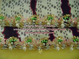 Dinary Beads House Manik Juntai  Bunga  Melur n Bunga  Raya