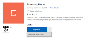 membeli samsung notes windows app store