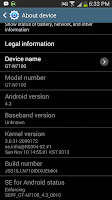 Android 4.3 on Galaxy Note II