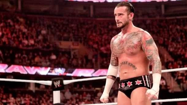 CM Punk durante un SuperShow de WWE Raw