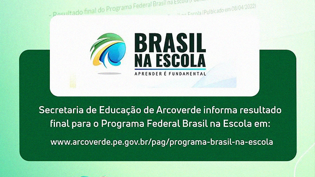 Prefeitura de Arcoverde informa resultado final da seleção para o Programa Brasil Escola