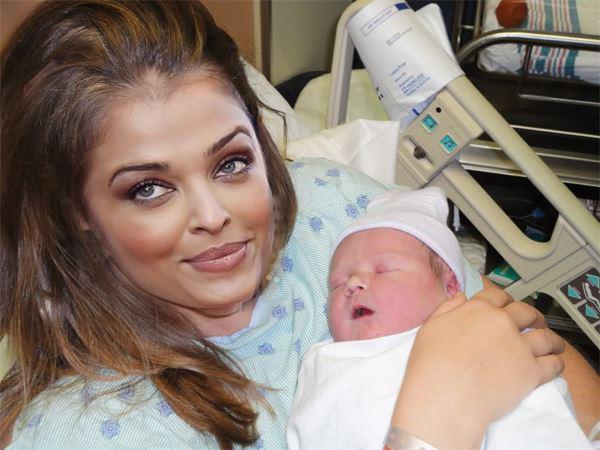 aishwarya rai daughter new picture aishwarya rai new born daughter ...