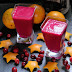 Orange & Beet Smoothie with Cranberries and Maple Syrup