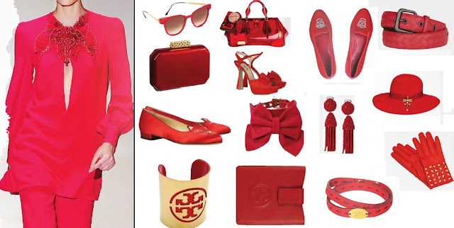 FEMENINO Y GLAMOROSO ROJO FASHION