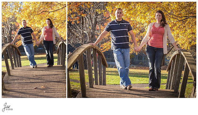 Downtown Lynchburg Rustic Fall Peaks of Otter Engagement