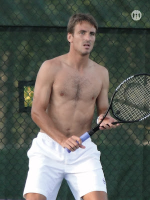 Tommy Robredo Shirtless at Cincinnati Open 2009