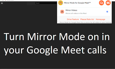 Mode Cermin untuk Google Meet