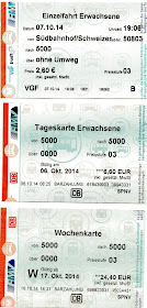 tickets de transporte em Frankfurt