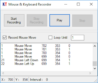 Mouse & Keyboard Recorder .NET