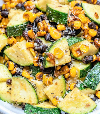 PARMESAN ZUCCHINI CORN SALAD