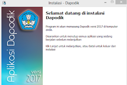 Aplikasi Dapodik Versi 2017 Semester Dua Tahun Pelajaran