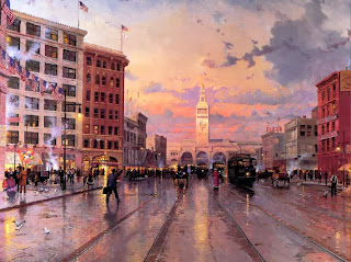 Lukisan Pemandangan Indah Oleh Thomas Kinkade