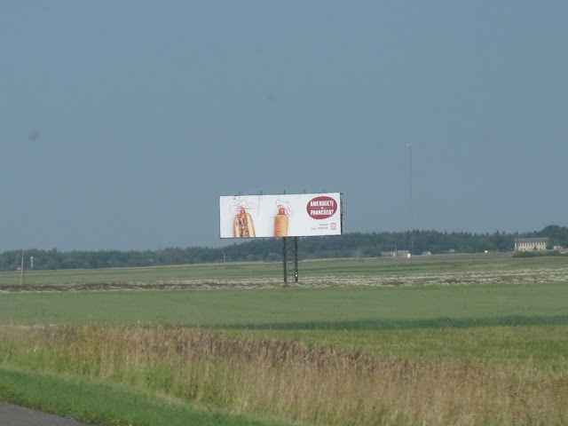 Lithuanian road sign