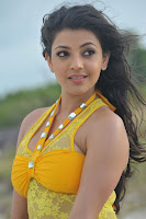 Kajal Agarwal Hot Beach Photos From Businessman