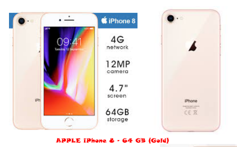 APPLE iPhone 8 - 64 GB (Gold)