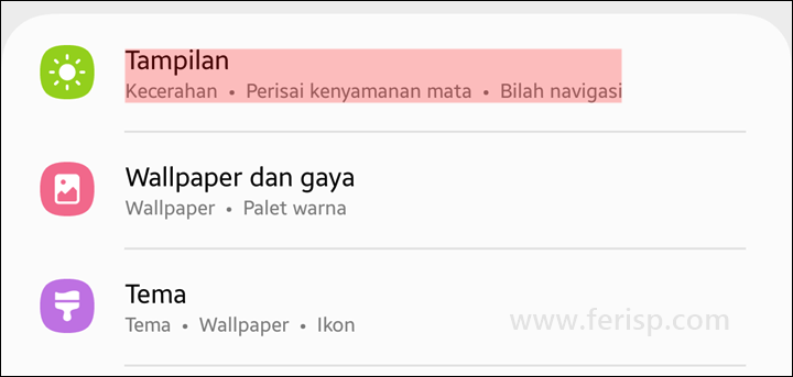 Cara Mengubah Ukuran Font di HP Samsung