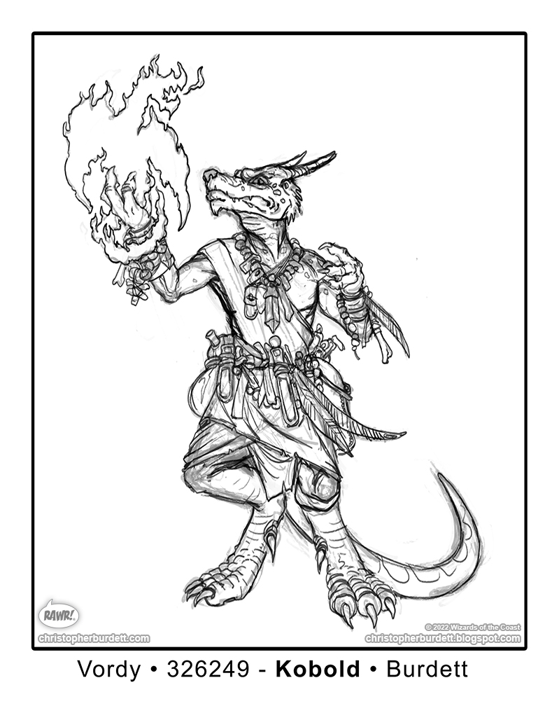The DOODLES, DESIGNS, and aRT of CHRISTOPHER BURDETT: Dungeon & Dragons  Monster Manual - Hezrou Demon - Redesign