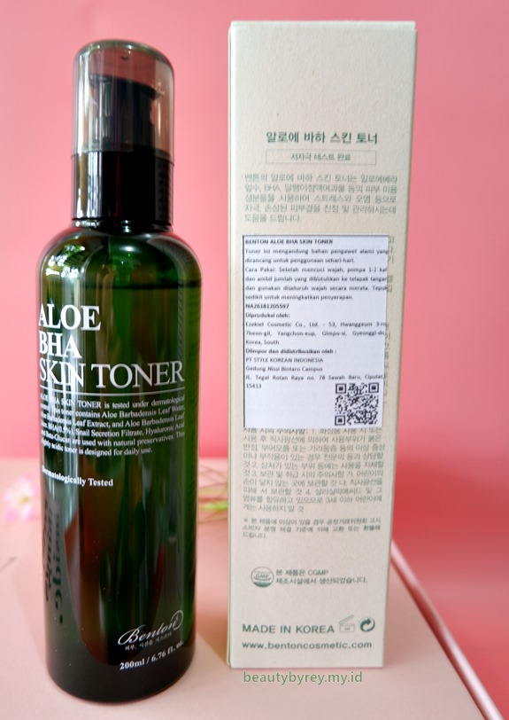 Review Benton Aloe BHA Skin Toner