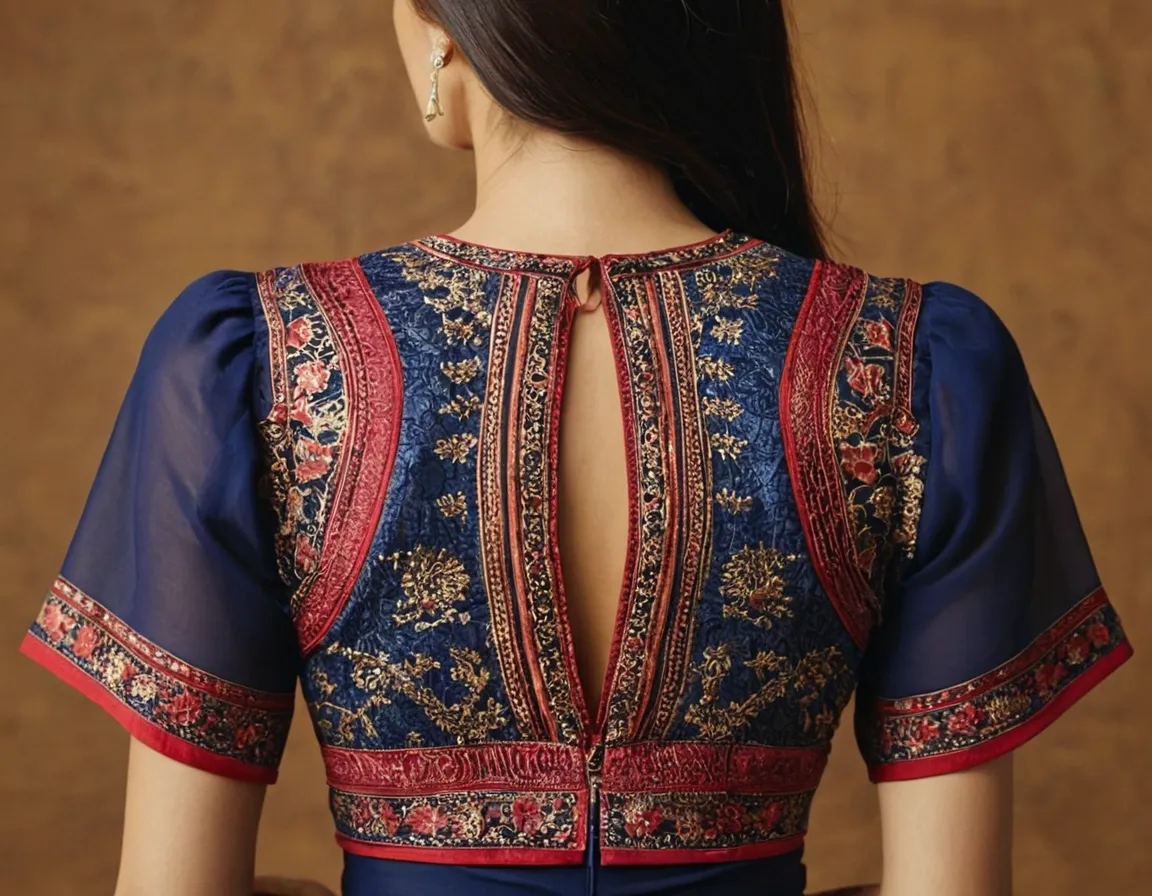 Modern Blouse Back Design