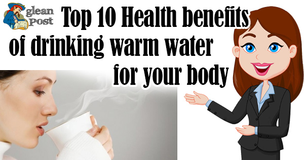 drinking warm water hot water
