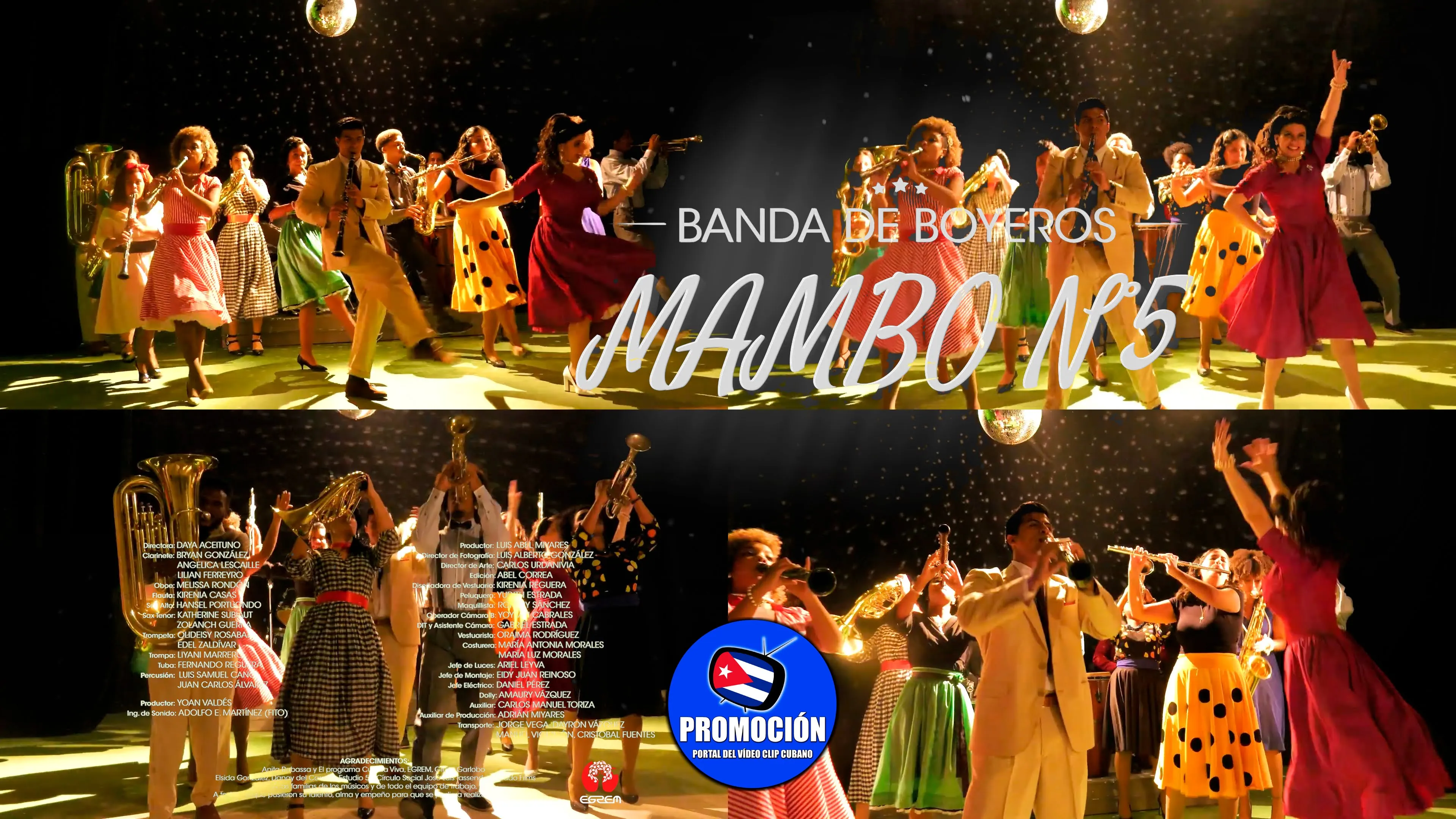 Banda de Boyeros - ¨Mambo No.5¨ (Autor: Dámaso Pérez Prado) EGREM. Portal Del Vídeo Clip Cubano. Música tradicional bailable cubana. Mambo. CUBA.