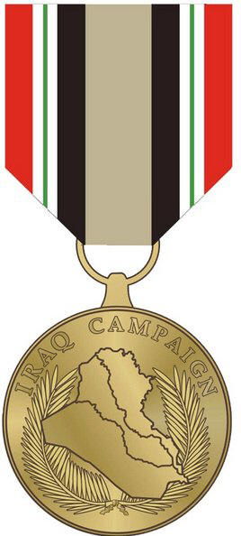iraq medal shape