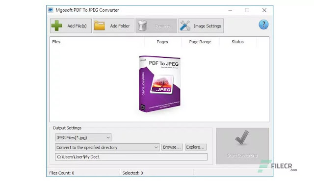 PDF To JPEG Converter