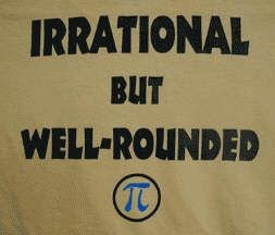 Irrational but well rounded 