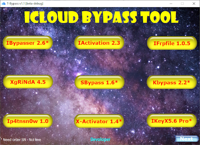 T-Bypass Tool Update v1.4 | Collection Bypass iCloud Tool