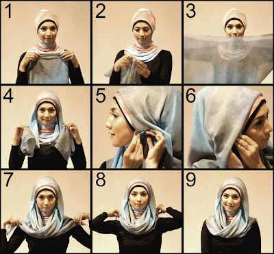 How To Wear Hijab Tutorial Modern Paris 2013