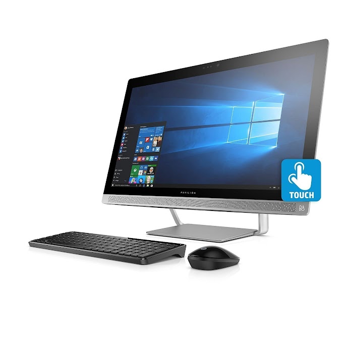 2018 Newest HP Pavilion Touchscreen Full HD 23.8" All-in-One Desktop PC, Intel Core i5-6400T Processor 2.8GHz, 8GB DDR4, 1TB Hard Drive, 2GB NVIDIA GT930MX GDDR5, WIFI Bluetooth, Windows 10