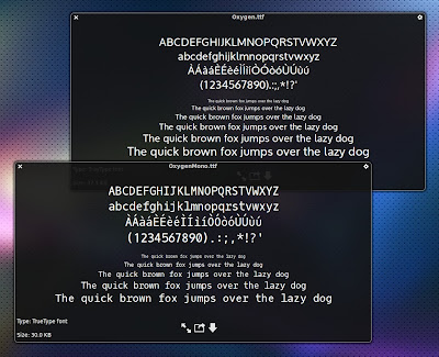 Oxygen Font, la nueva tipografía de KDE