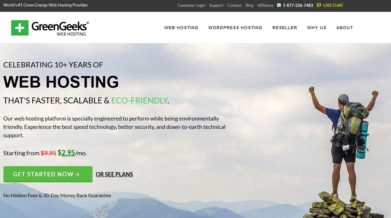 GreenGeeks: World's #1 Green Energy Web Hosting Provider
