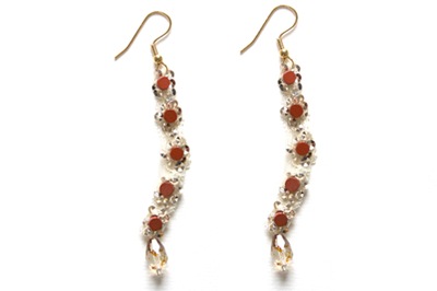 Emma Cassi carnelian earrings