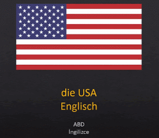 Almanca Ülkeler Bayrakları ve Dilleri