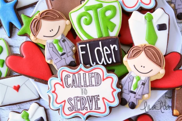 How to make decorated Elder Missionary Cookies ~ Tutorial