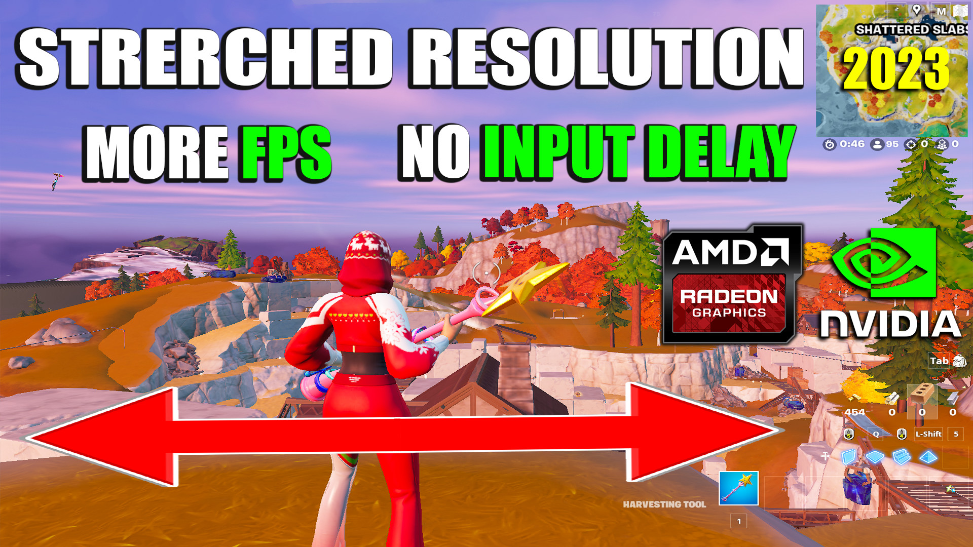 The BEST Stretched Resolution In Fortnite Chapter 4! - MORE FPS Boost & No Input Delay!