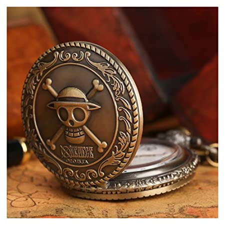 Malkin® One Piece Keychain | Anime Keychain | One Piece Anime | Anime Merch | Pocket Watch | Pocket Watch Keyring (Vintage)