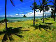 You will follow this around a lot of the island and will see some gorgeous . (chinaman's hat oahu hawaii)