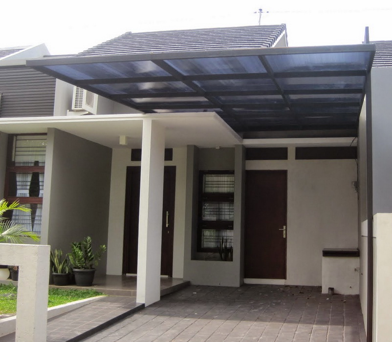 15 Model  Desain Teras Rumah Cor Minimalis Terbaru dan 