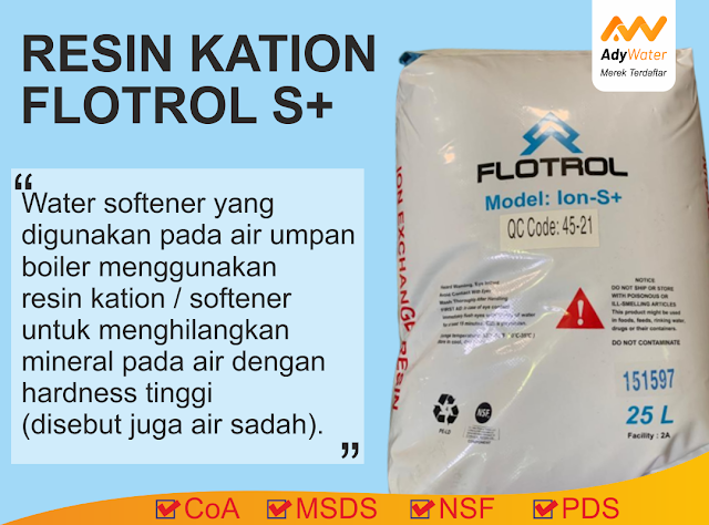 Resin Kation, Resin, Resin Softener, Resin Merek, Resin Pelunak Air, Resin Water Softening, Resin Water Softener, Resin, Cation, Cation Resin, harga resin kation flotrol S+, jual resin kation flotrol S+, jual resin softener, distributor resin softener, jual resin kation, resin untuk boiler, resin pelunak air, resin water softener